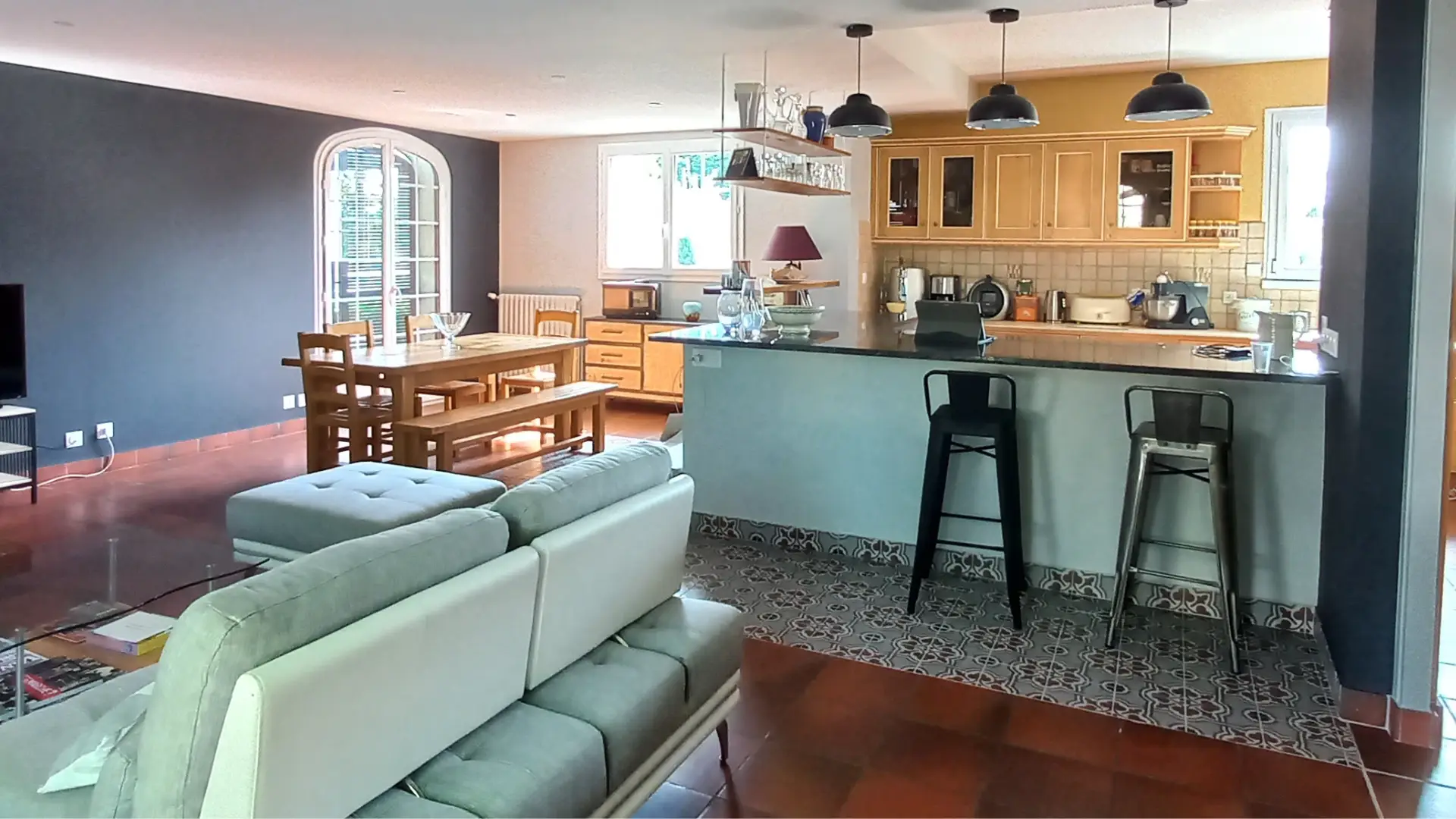 Rénovation complète Salon / Cuisine à Artigues